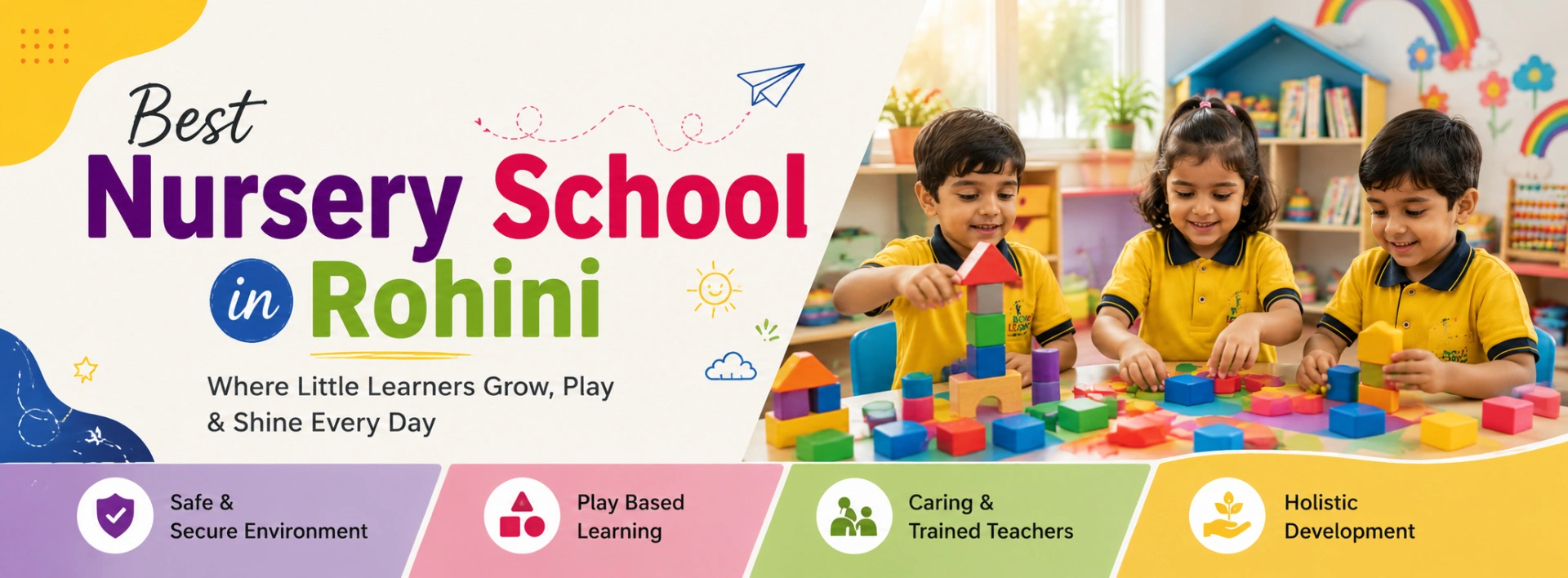 Best Nursery School Rohini for Healthy Physical Growth