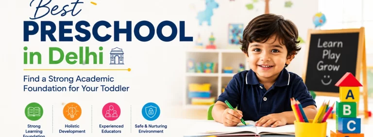 Best Preschool in Delhi​- Find a Strong Academic Foundation for Your Toddler